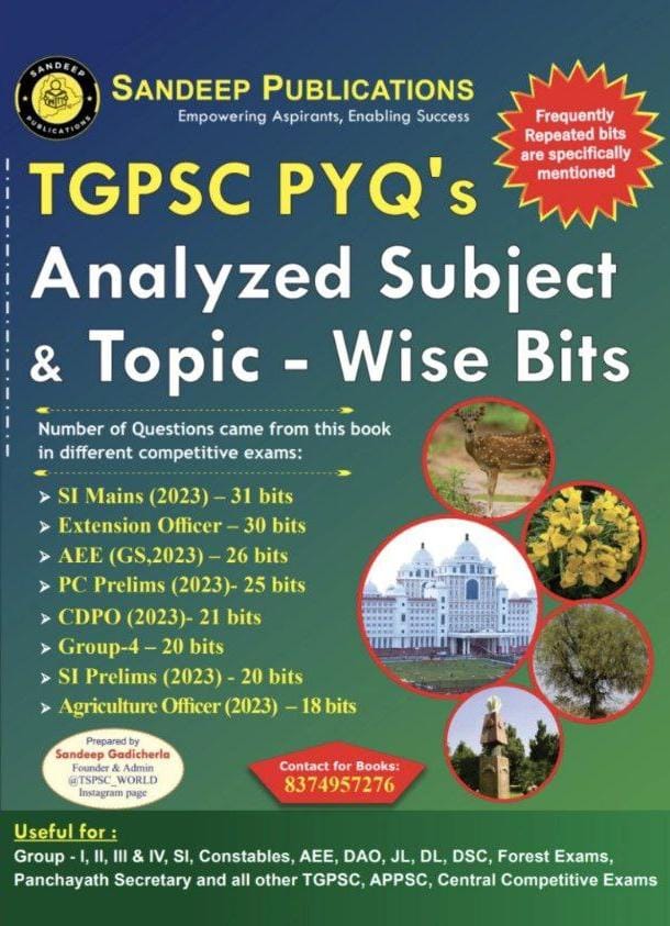 SANDEEP PUBLICATIONS TGPSC PYQ EM